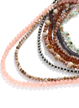 波西米亚民族风手工串珠项链