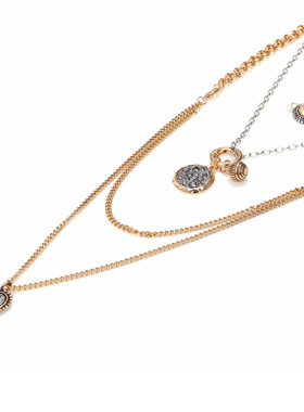 欧美大牌设计感爱心项链