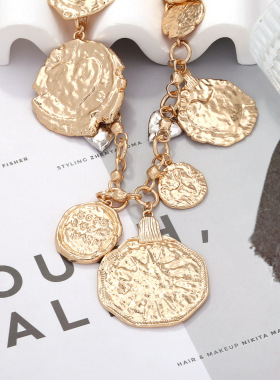 小众设计感短款高级复古项链夹克