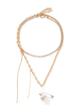 欧美设计感小众拼接时尚项链