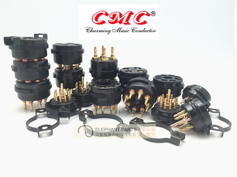 原裝美國CMC 發燒膽機 電木管座 9腳 8腳 4腳真空管座 電子管座