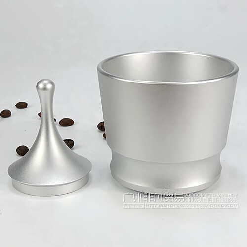 接粉器 ek43防飞粉咖啡手柄布粉器磨豆机落粉接粉杯防飞溅布粉圈 - 图0