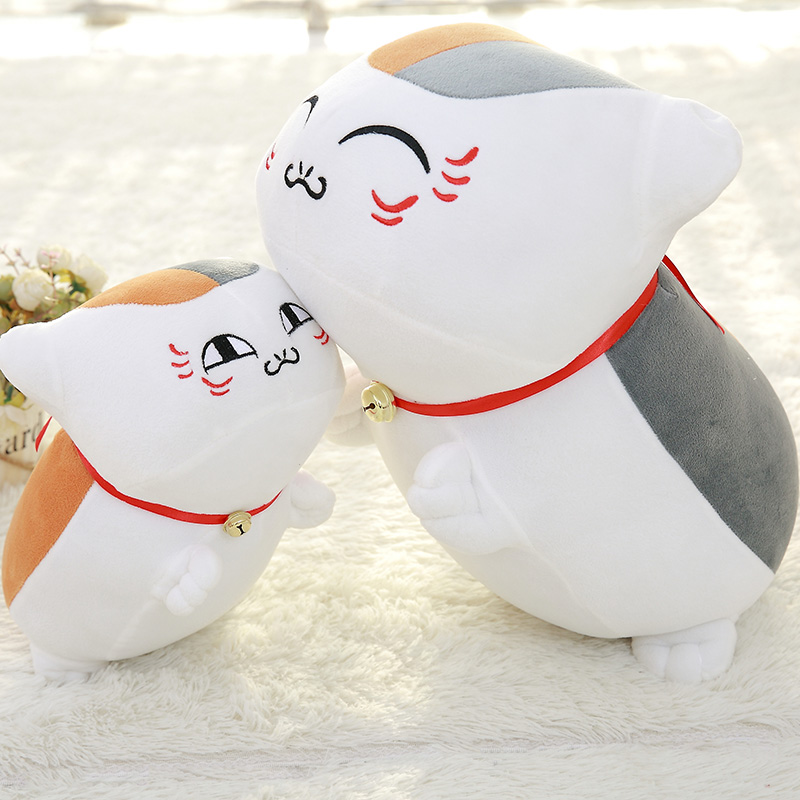 夏目友人帐毛绒猫咪老师女抱枕玩偶 约会熊玩具动漫毛绒/抱枕/坐垫