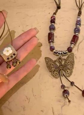 云南民族风项链女款小众设计感