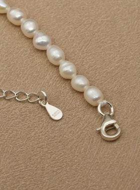 小众贝壳优雅大气巴洛克项链