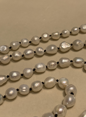 小众设计款天然珍珠不规则项链