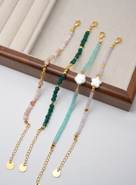 小众设计天然石珍珠手链