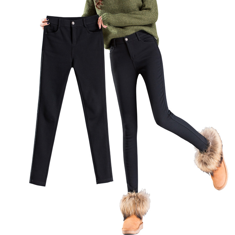 加绒女外穿2021新款秋冬款打底裤 如画打底裤