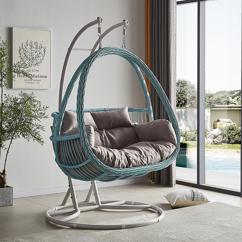 阳台摇篮椅吊椅家用客厅秋千单人摇椅室内懒人网红鸟巢吊篮藤椅,淘宝优惠券,粉丝福利购,淘宝优惠卷