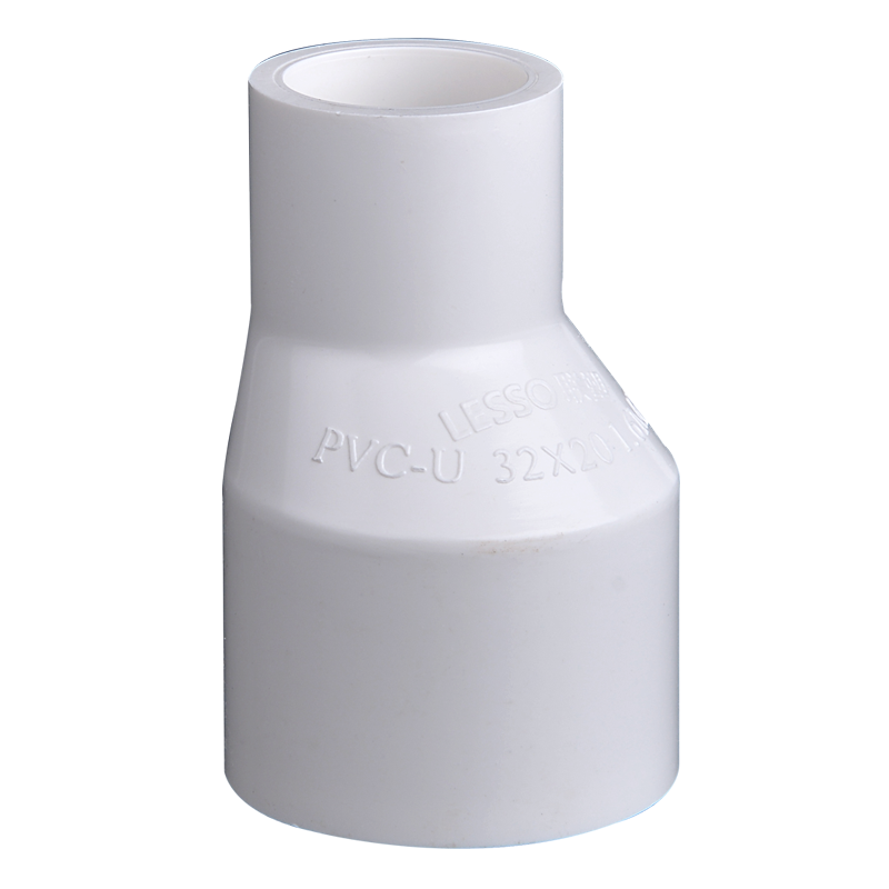 联塑给水偏心异径套PVC变径直接直通水管配件接头管件大小头转换 - 图3