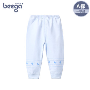 小狗比格 婴儿秋裤纯棉开档男女儿童睡裤新生儿裤子宝宝长裤秋季