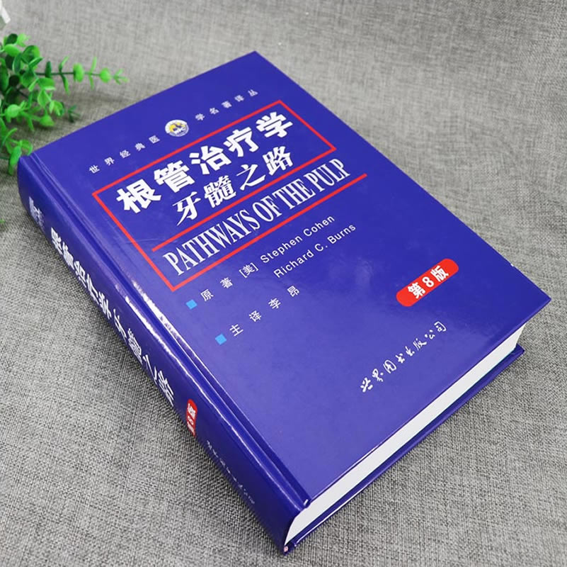 根管治疗学牙髓之路(第8版)柯恩,伯恩斯著李昂译牙体牙髓病学口腔颌面牙齿根管诊疗技术根管治疗图谱口腔医学书籍世界图书出版公司