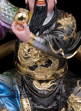 树脂九天应元雷声普化天尊神像