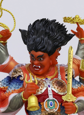 汉白玉天蓬元帅神像保平安摆件