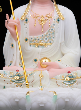 汉白玉全堂佛客厅摆件