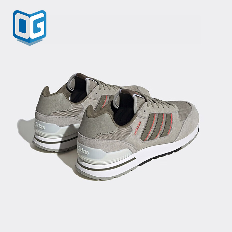 Adidas/阿迪达斯正品RUN80S新款男子轻便耐磨跑步鞋HP6114 - 图0