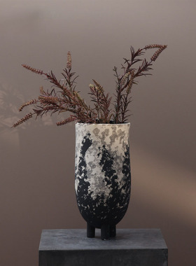 陶瓷新中式售楼部大厅花瓶摆件