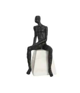 样板间会所电视柜铁艺人物装饰品