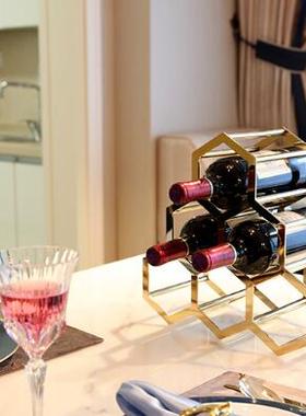 欧式风别墅客厅创意酒柜装饰品