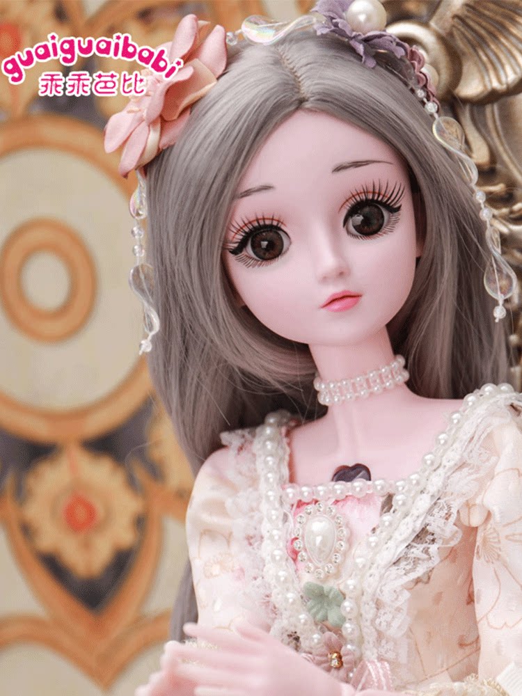 乖乖芭比洋娃娃玩具女孩仿真精致60 保家母婴娃娃/配件