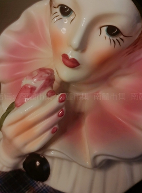 皮耶罗陶瓷摆件vintage人偶中古