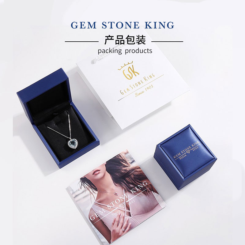 gsk2.8克拉天然绿橄榄石女锁骨链 gemstoneking海外项链