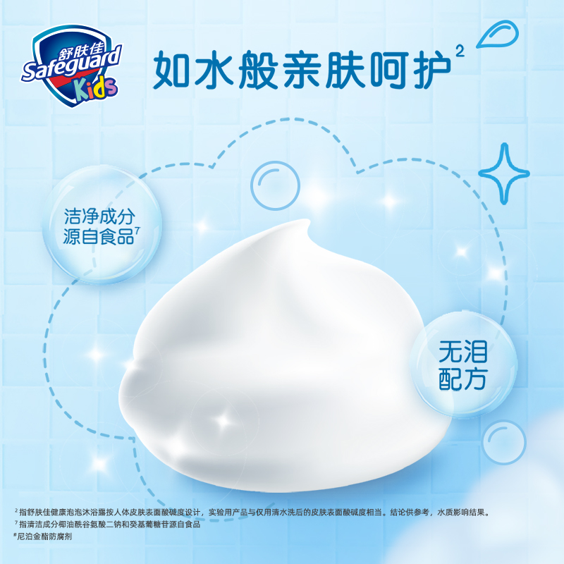 宝洁官方旗舰店舒肤佳儿童沐浴露洗发二合一宝宝泡泡沐浴露乳液500ml正品3