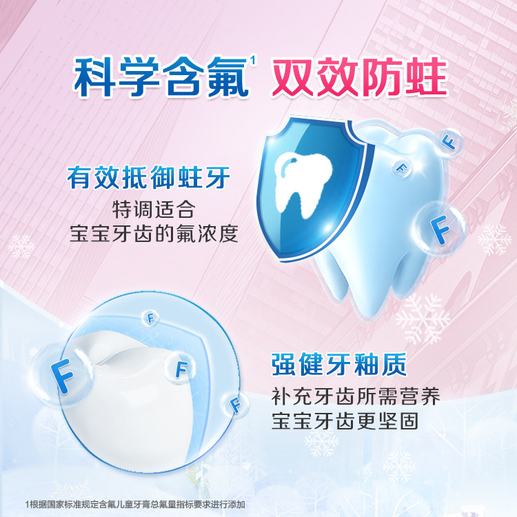 佳洁士双效防蛀儿童牙膏2-12岁含氟专护宝宝小萌牙家庭实惠装官方 佳洁士双效防蛀儿童牙膏2-12岁含氟专护宝宝小萌牙家庭实惠装官方