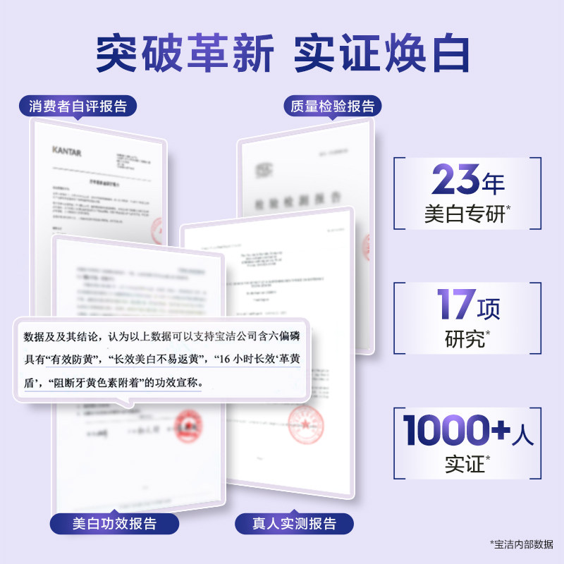 佳洁士焕齿白美白牙膏成人革黄素牙齿去黄去渍长效防黄防渍