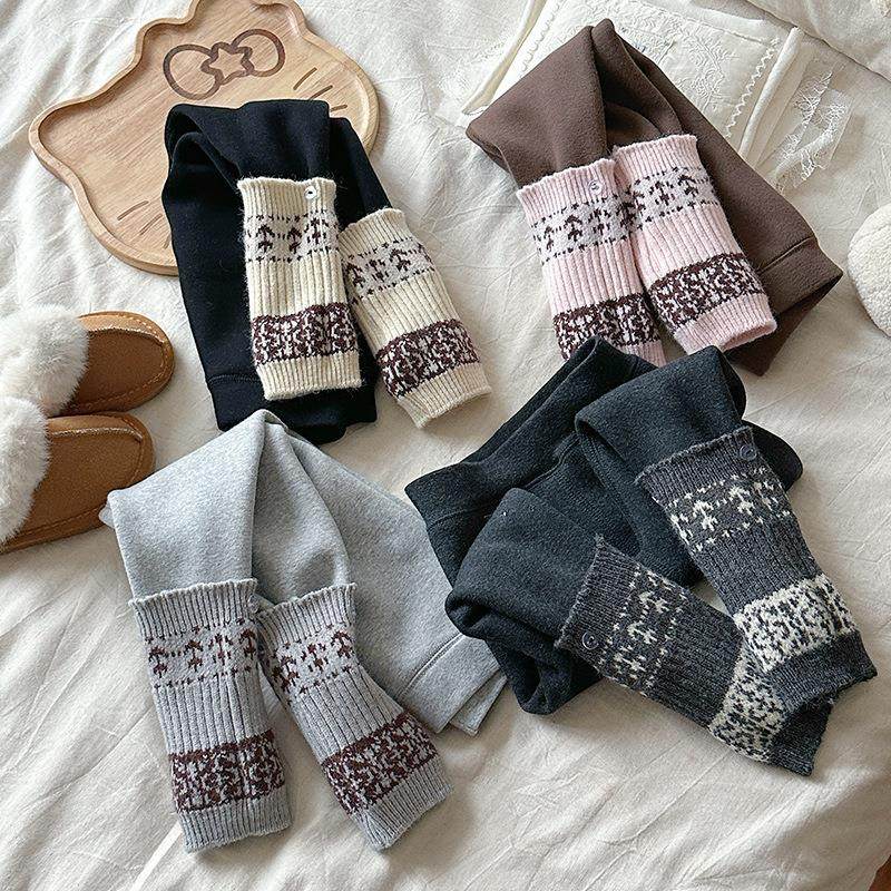 900g加厚打底裤底部羊妃暖暖绒2025女童冬季一体绒儿童外穿长裤子,淘宝优惠券,粉丝福利购,淘宝优惠卷