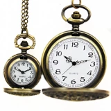 Ретро механические детские электронные портативные карманные часы для пожилых людей