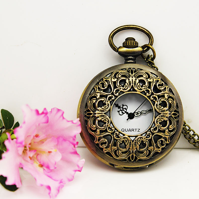 翻盖石英表男女老人口袋陀表怀表 木川怀表