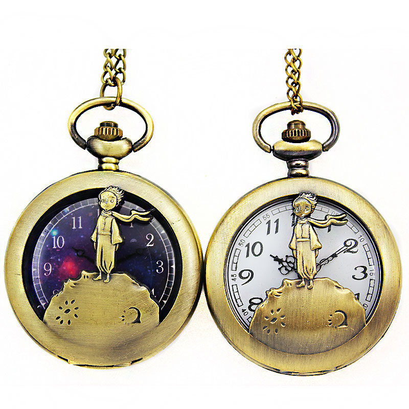 怀表男学生考试用复古翻盖机械儿童 木川怀表