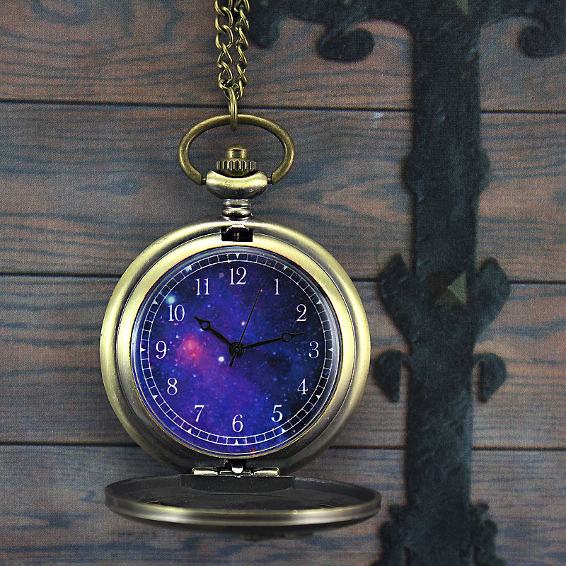 怀表男学生考试用复古翻盖机械儿童 木川怀表