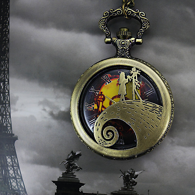 怀表男学生考试用复古翻盖机械儿童 木川怀表