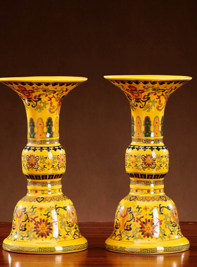 陶瓷五供摆件一套装中式佛前供具