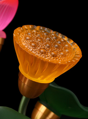 观音莲花灯插电荷花灯