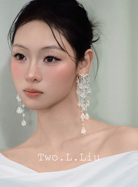 Two.L.Liu银河超闪水晶耳环