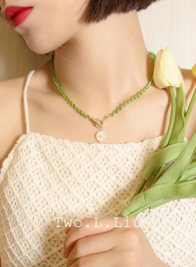 小雏菊夏季小众气质女项链