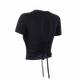 Camiseta deportiva de back de manga corta con almohadilla deportiva con almohadilla de cofre Pilates de entrenamiento Traje de yoga camiseta afuera