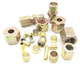 Nylon Asia-Pacific Pipe Fitting Rivet Head Three-Piece Set
