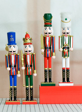 新款俄罗斯胡桃夹子木偶士兵摆件