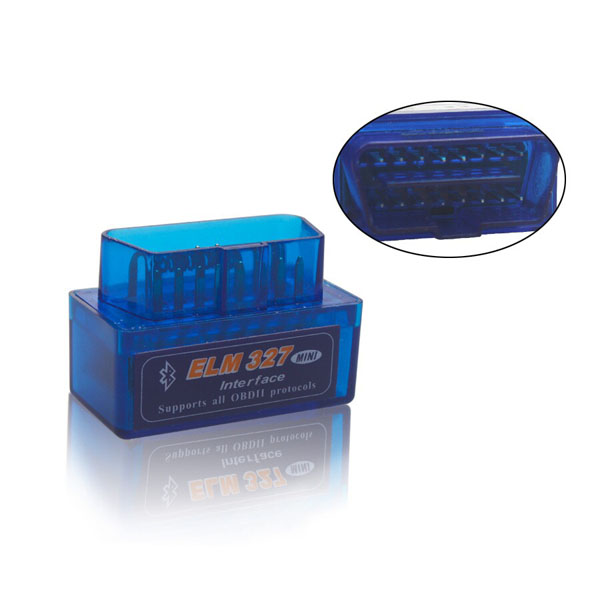 MINI 迷你ELM327 OBD 蓝牙 汽车诊断仪 检测仪行车电脑 OBD2 V2.1 - 图1