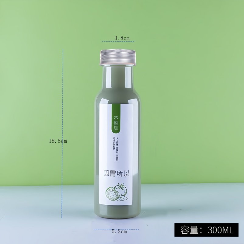 高档大口300ml透明塑料瓶果汁饮料奶茶密封打包外卖网红瓶子,淘宝优惠券,粉丝福利购,淘宝优惠卷