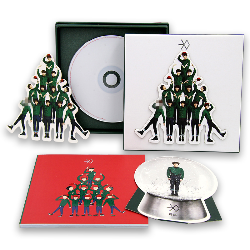 现货正版EXO专辑12月十二月的奇迹CD光盘中文版+韩文版+写真+卡片 - 图2