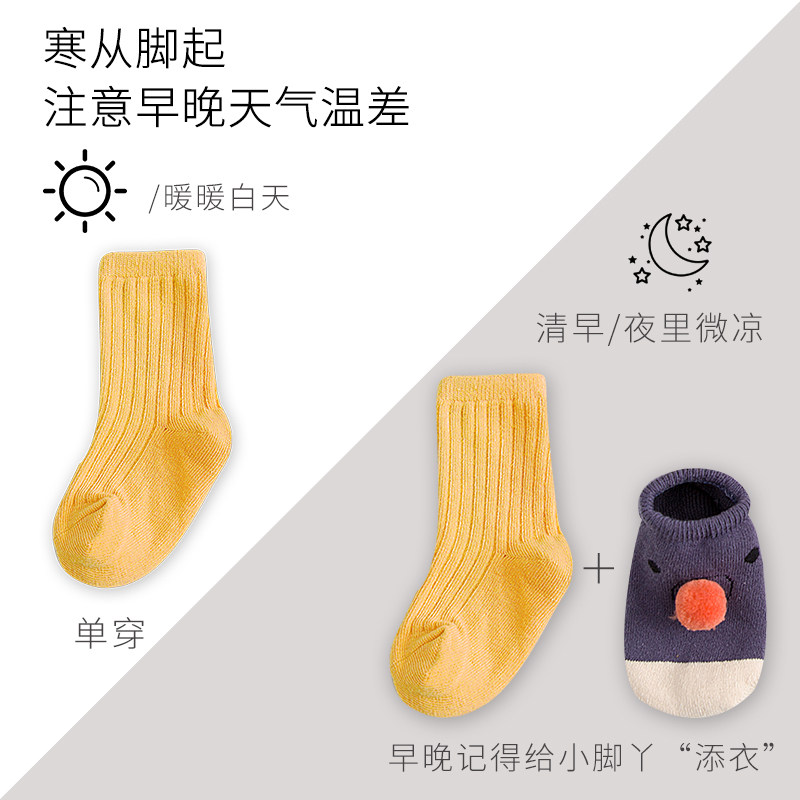春秋纯棉宝宝地板袜可爱婴儿袜子 可爱可多儿童袜子(0-16岁)