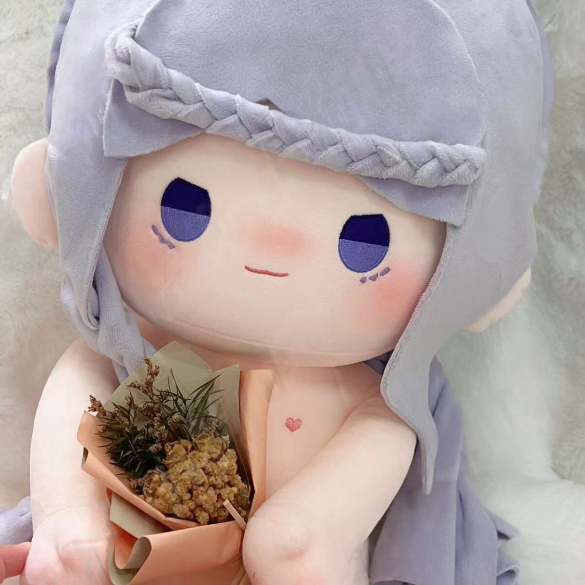 叶罗丽精灵梦银尘40cm棉花娃娃可爱毛绒玩偶公仔周边送人生日礼物 - 图1