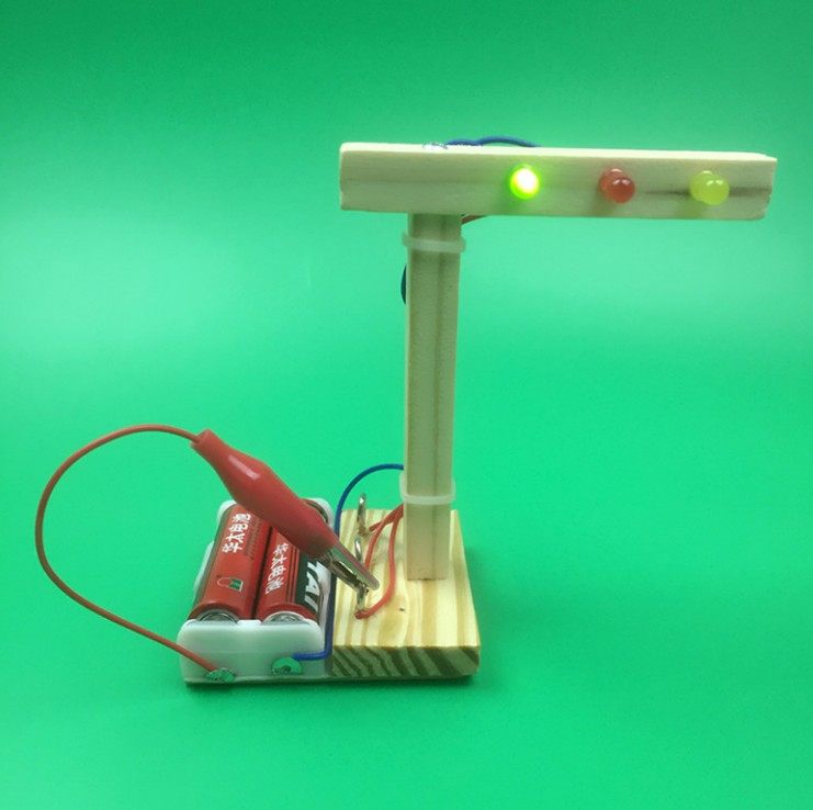 diy手工自制红绿灯材料模型科技小制作发明儿童科学实验电路玩具,淘宝优惠券,粉丝福利购,淘宝优惠卷