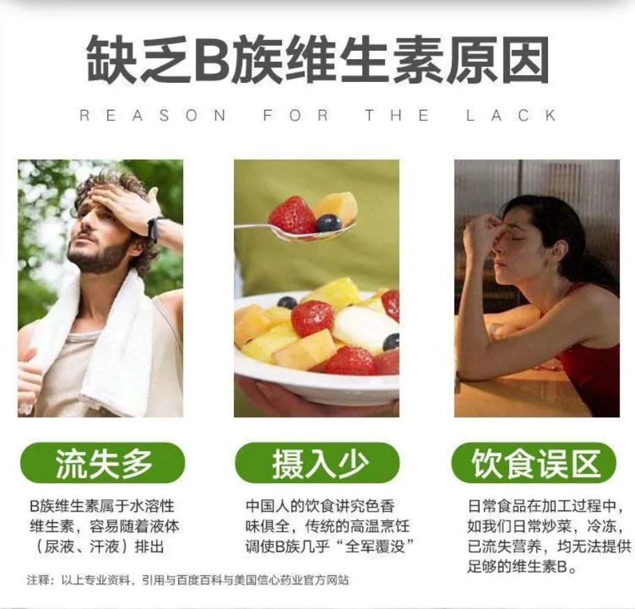 仁和复合维生素B族b6叶酸片b12多种维生素b1 b2 b6成人官方正品 - 图2