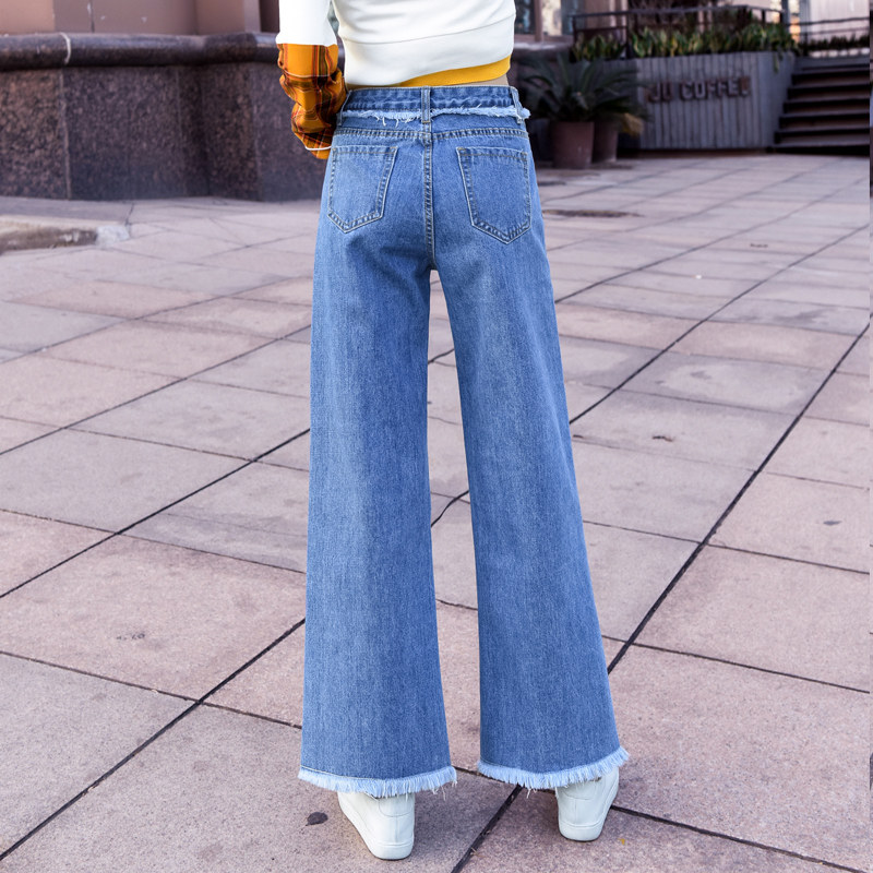 女2020年新款潮宽松九分秋装牛仔裤 娇媛牛仔裤